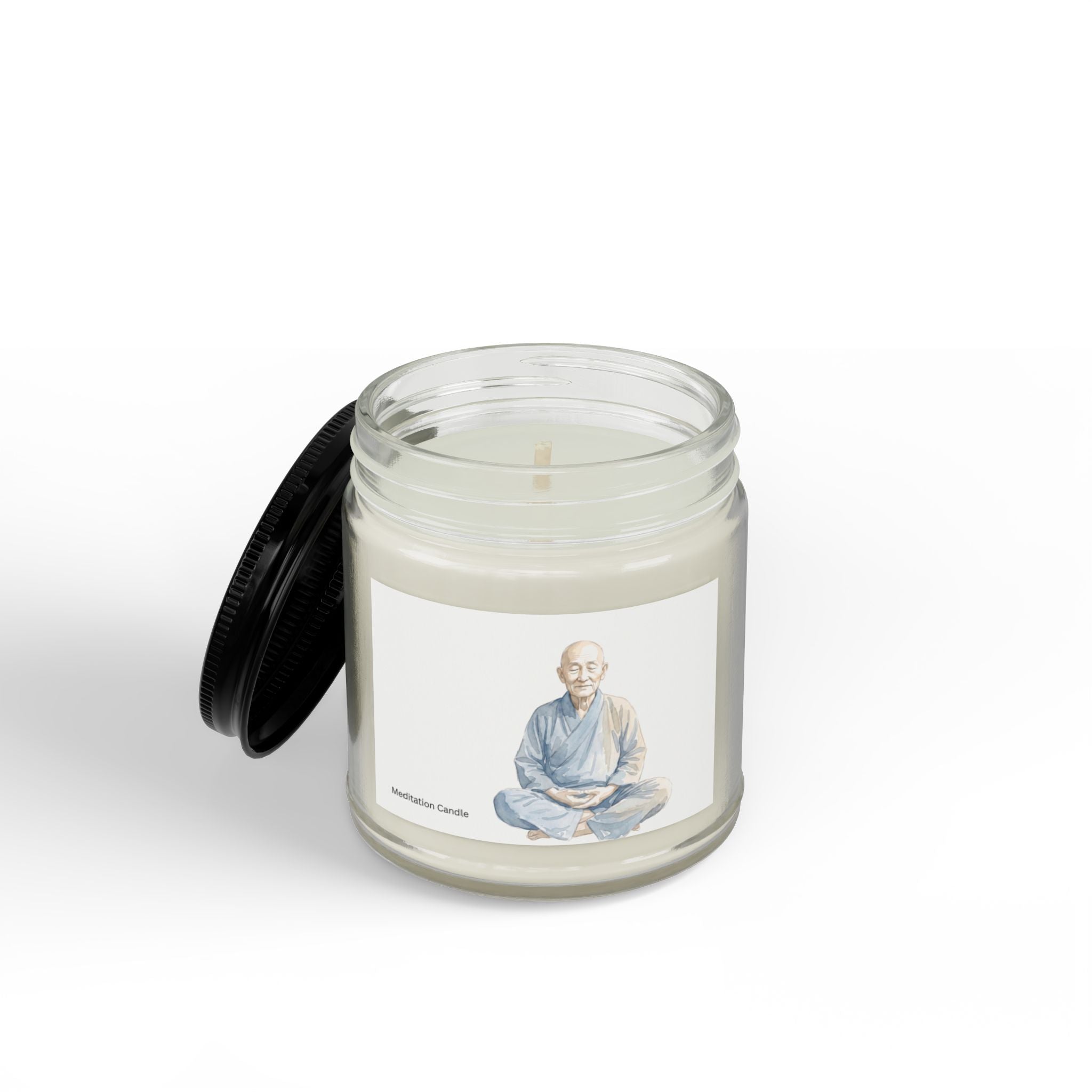 Zen Meditation Soy Candle – Calming Scented Candle in Amber Jar (4oz & 9oz)