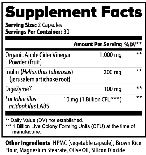 Yang Mun apple cider vinegar capsules