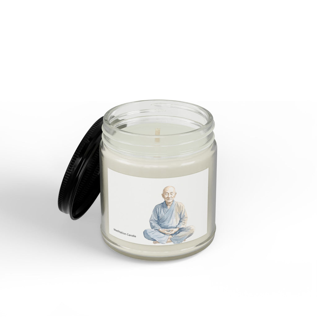 Zen Meditation Soy Candle – Calming Scented Candle in Amber Jar (4oz & 9oz)