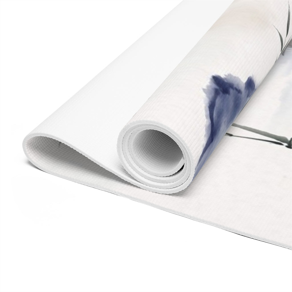 Watercolor Mountain Yoga Mat — Serene Foam Exercise Mat