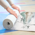 Watercolor Mountain Yoga Mat — Serene Foam Exercise Mat