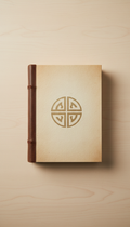 Hardcover Wisdom Book With Calligraphy